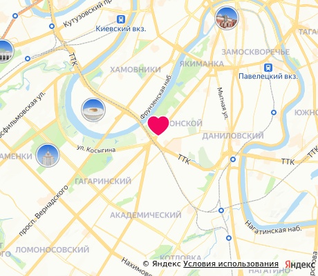 На карте
