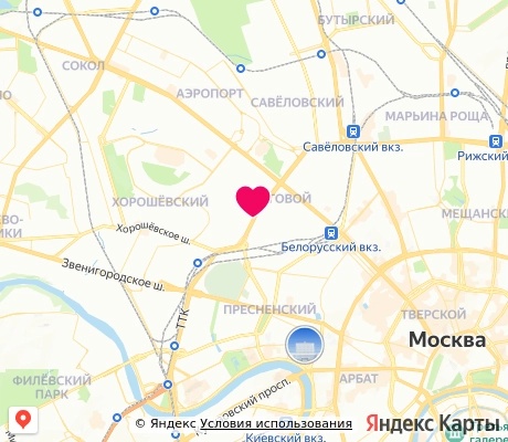 На карте