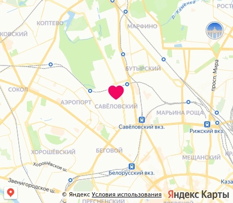 На карте