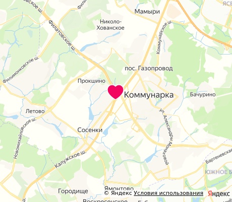 На карте