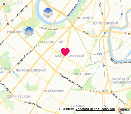 На карте