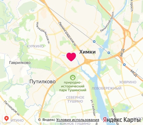 На карте