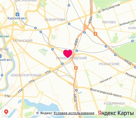 На карте