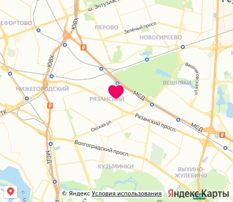 На карте
