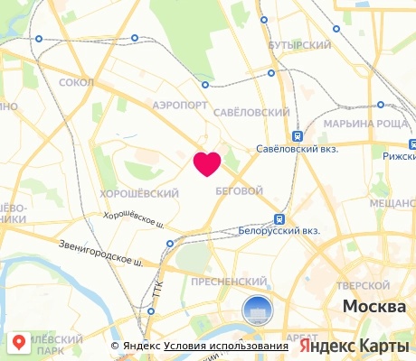 На карте