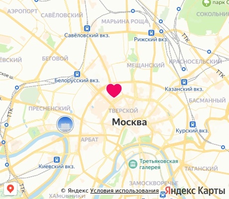 На карте