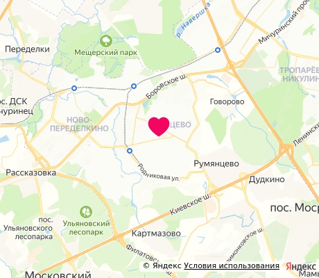 На карте