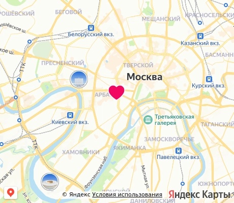 На карте