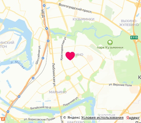 На карте