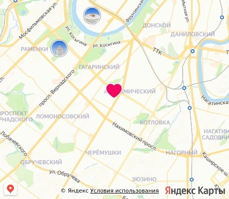 На карте