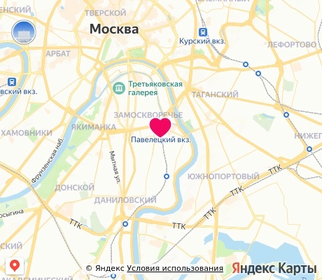 На карте