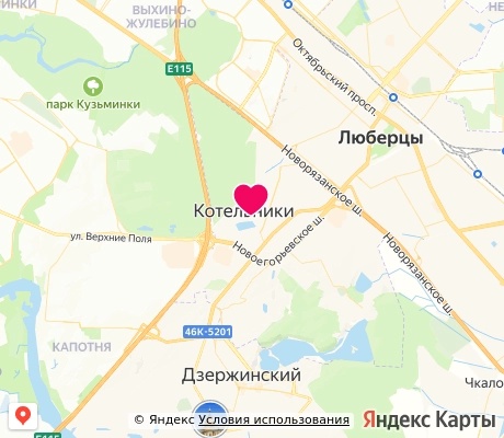 На карте