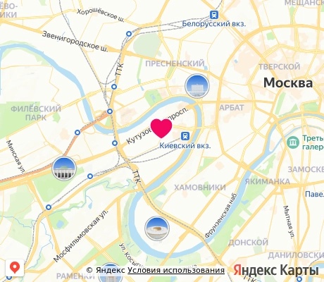 На карте