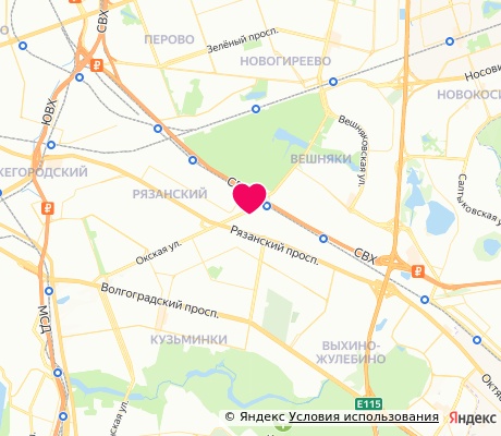 На карте