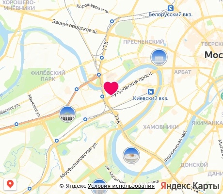 На карте