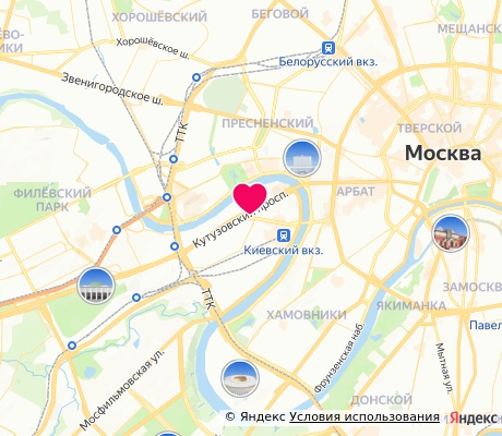 На карте