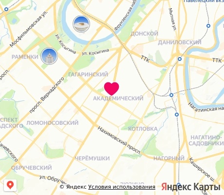 На карте