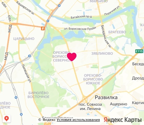 На карте