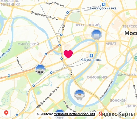 На карте