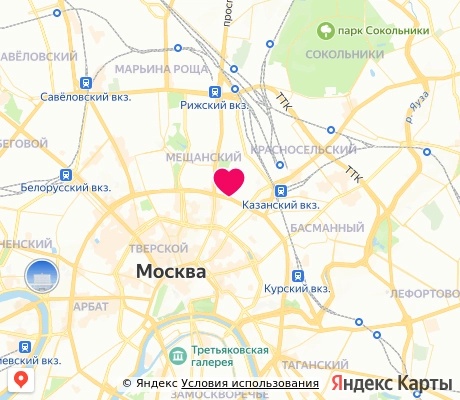 На карте