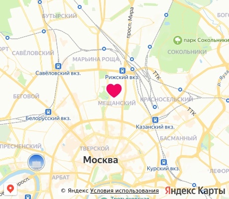 На карте