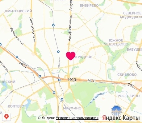 На карте