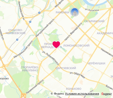 На карте