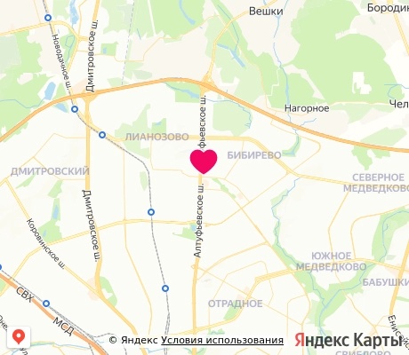 На карте