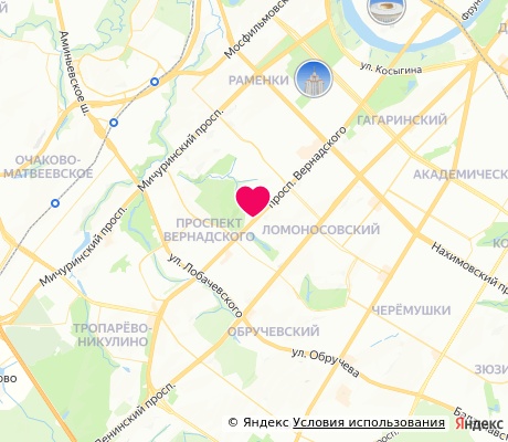На карте