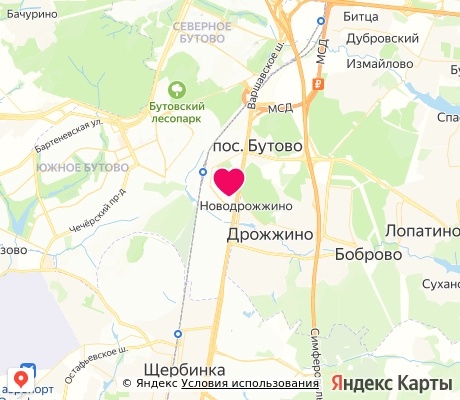 На карте