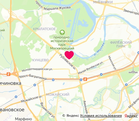 На карте
