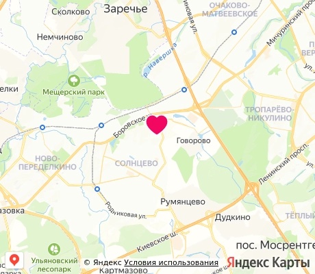 На карте