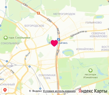 На карте