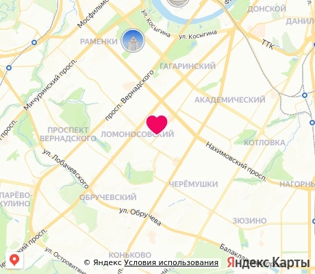 На карте