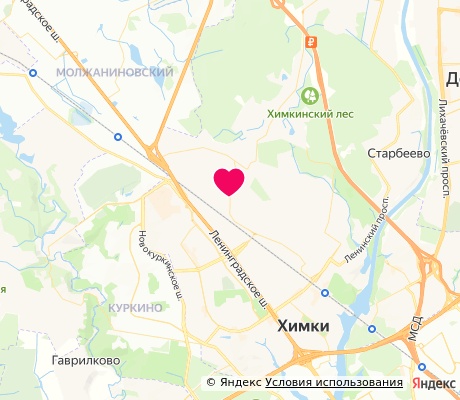 На карте