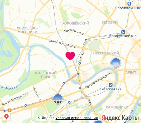 На карте
