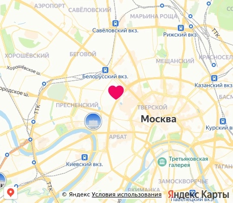 На карте