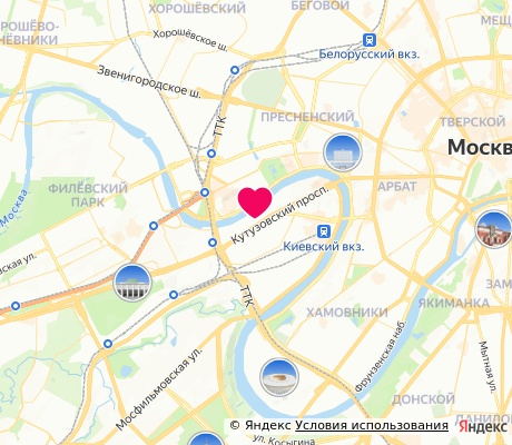 На карте