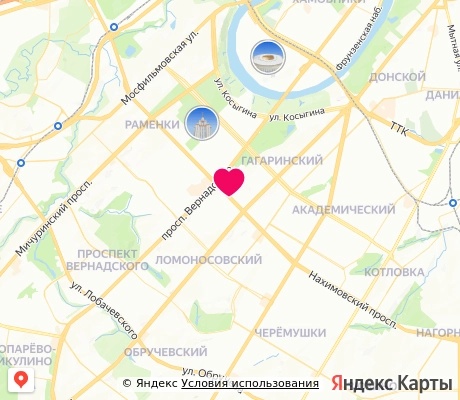 На карте