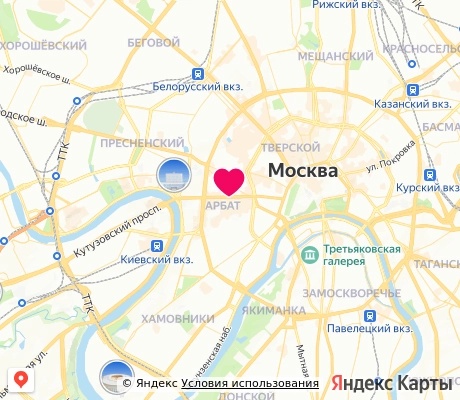 На карте