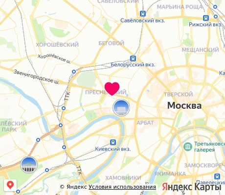 На карте