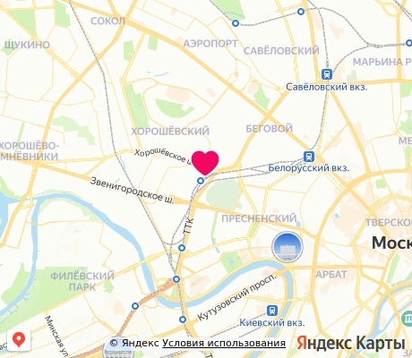 На карте