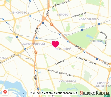 На карте