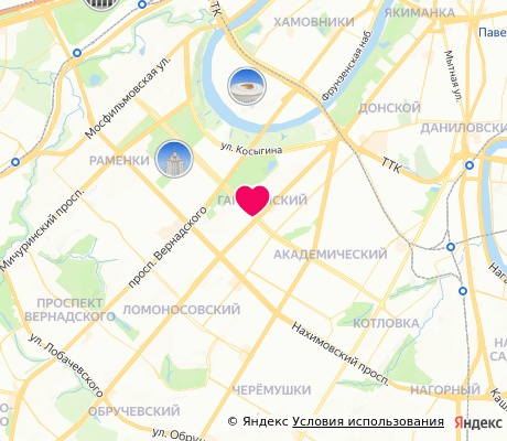 На карте