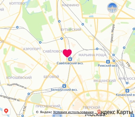 На карте