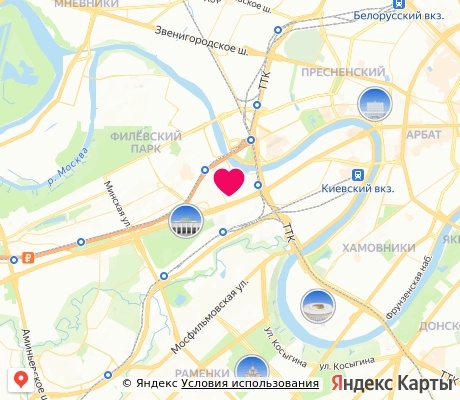 На карте