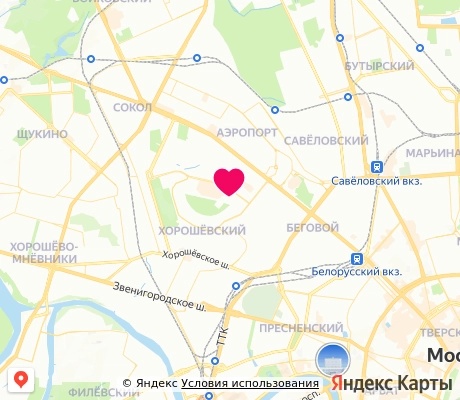 На карте