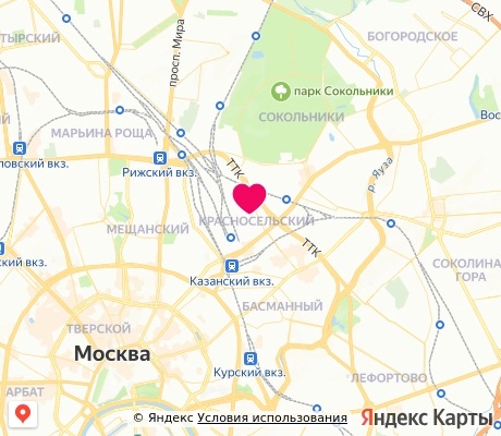 На карте
