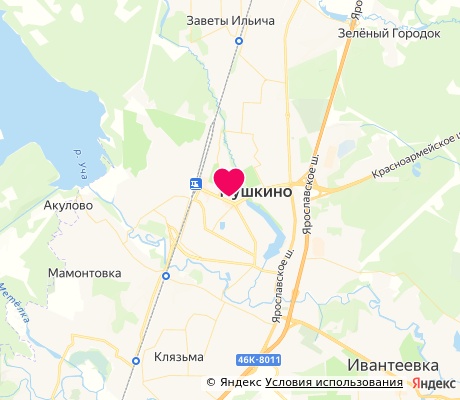 На карте