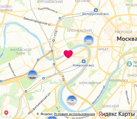 На карте
